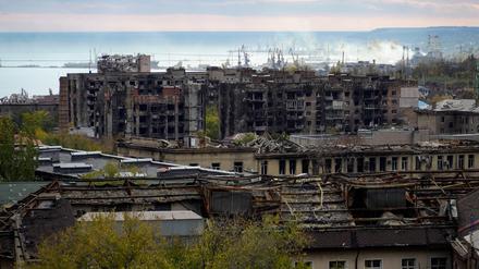 Was von Mariupol übrig blieb.