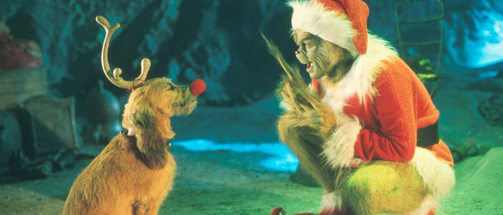 Der Grinch (rechts).
