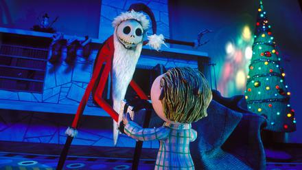 Das Skelett Jack Skellington hat keine Lust mehr auf Halloween und entdeckt Weihnachten.