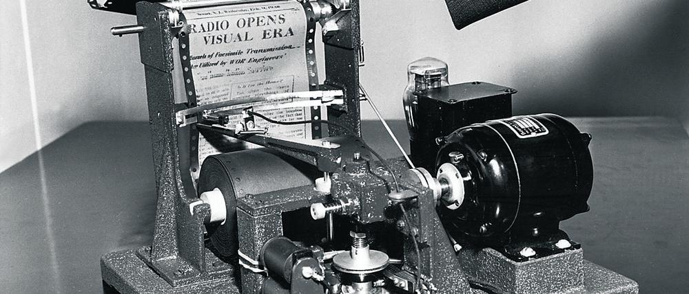 Das Faxgerät in seiner ursprünglichen Pracht.