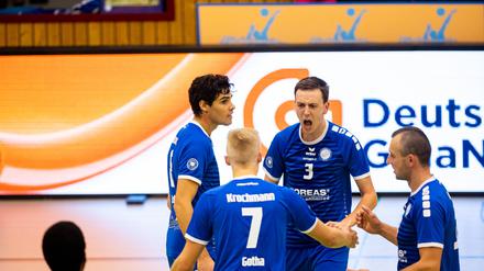 Vorfreude auf das Spiel gegen Berlin bei Gothas Volleyballern.