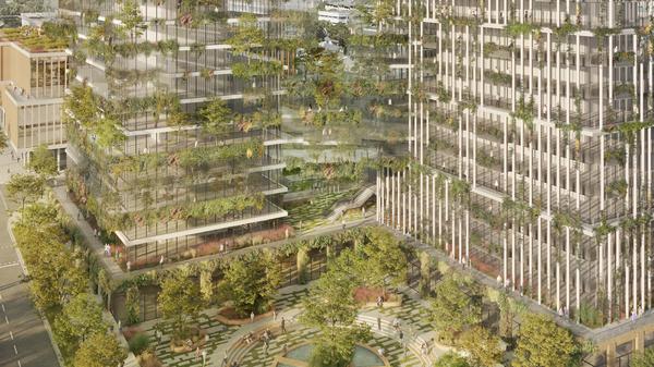 Frühere Planungen für das einstige Güterbahnhofsgelände Greifswalder Straße.