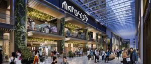 Über zwei Etagen soll sich die Gastronomielandschaft von „Manifesto“ im Einkaufszentrum „The Playce“ am Potsdamer Platz erstrecken.