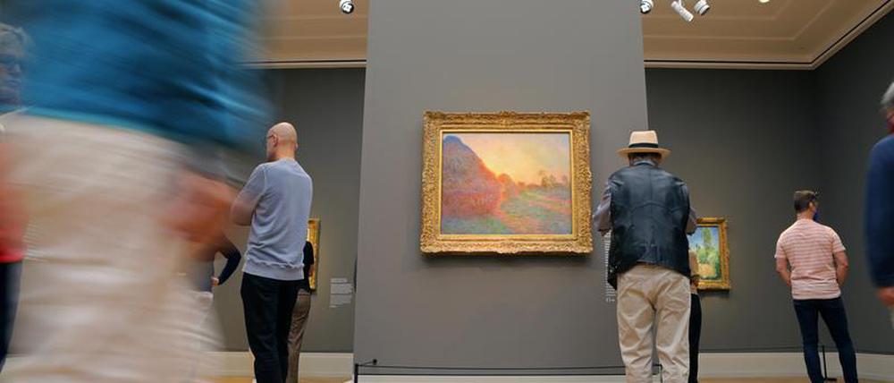 Das Museum Barberini hat seit Montag wieder geöffnet - mit verschärften Sicherheitsbedingungen.