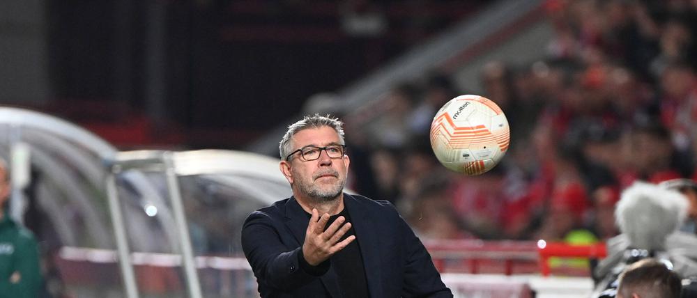 Urs Fischer hat den 1. FC Union aus der Zweitklassigkeit bis an die Spitze der Bundesliga geführt.