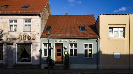 Das Altstadtstübchen im Stadtzentrum in Nauen in Brandenburg.