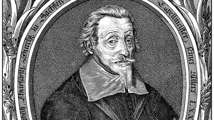 Heinrich Schütz auf einer Zeichnung aus dem 19. Jahrhundert.