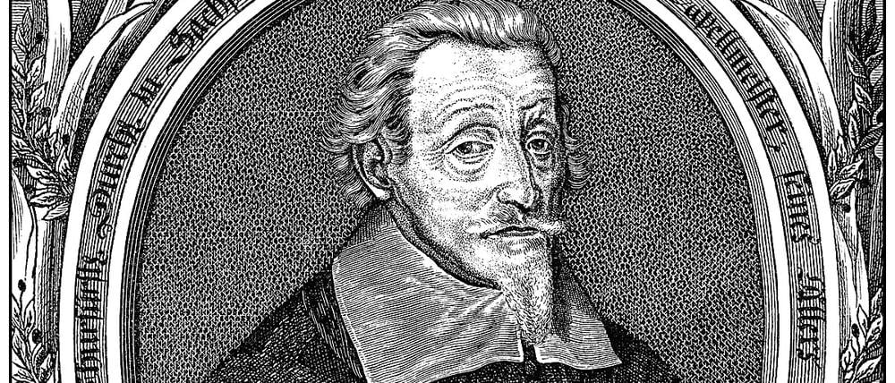 Heinrich Schütz auf einer Zeichnung aus dem 19. Jahrhundert.