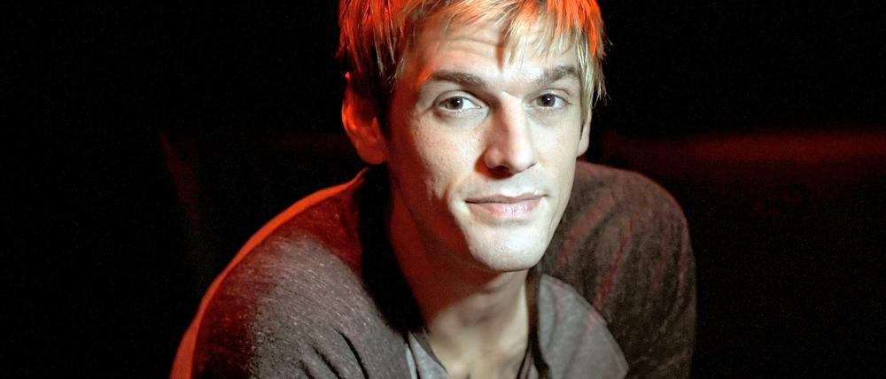 : Sänger Aaron Carter, aufgenommen in Berlin (Archivbild) (zu dpa: «US-Sänger Aaron Carter ist tot») Foto: Britta Pedersen/dpa-Zentralbild/ pa +++ dpa-Bildfunk +++