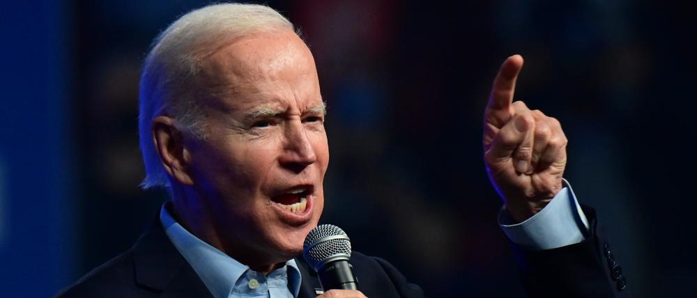 Präsident Biden bei einem Wahlkampfauftritt am 5. November in Philadelphia.