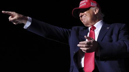 Ex-Präsident Donald Trump bei einer Wahlkampfveranstaltung in Latrobe, PENNSYLVANIA am 5. November 2022.