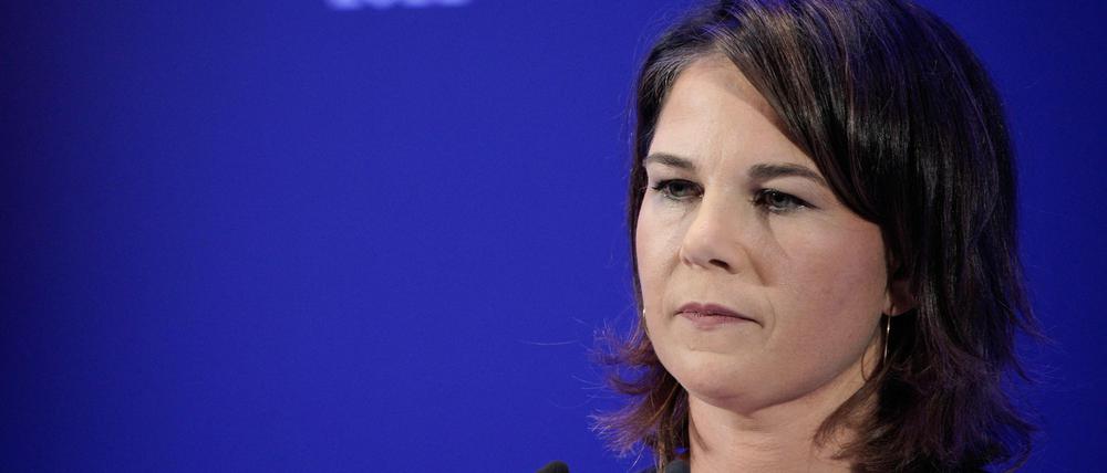 Außenministerin Annalena Baerbock beim G7-Treffen am 4. November 2022.