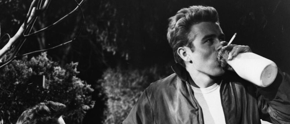 James Dean als „Rebel without a Cause“, in Nicholas Rays Film von 1955. 
