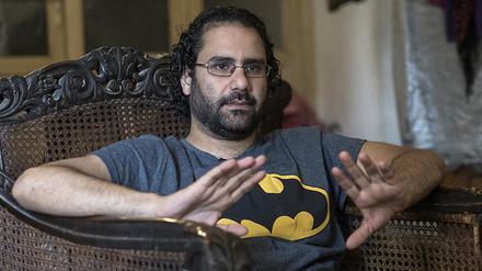 Alaa Abdel Fattah während eines Interviews im Mai 2019.