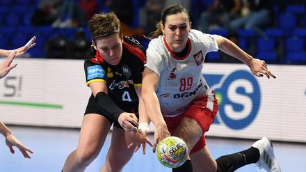 Alina Grijseels erzielte acht Tore gegen Polen.