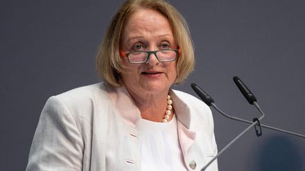 Sabine Leutheusser-Schnarrenberger spricht während der Verleihung des Theodor-Heuss-Preises 2019.