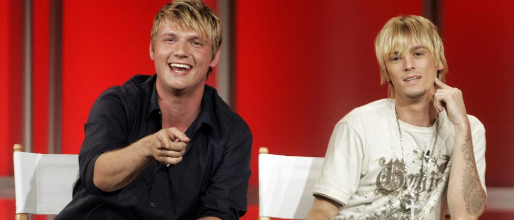 Nick Carter und sein Bruder Aaron.