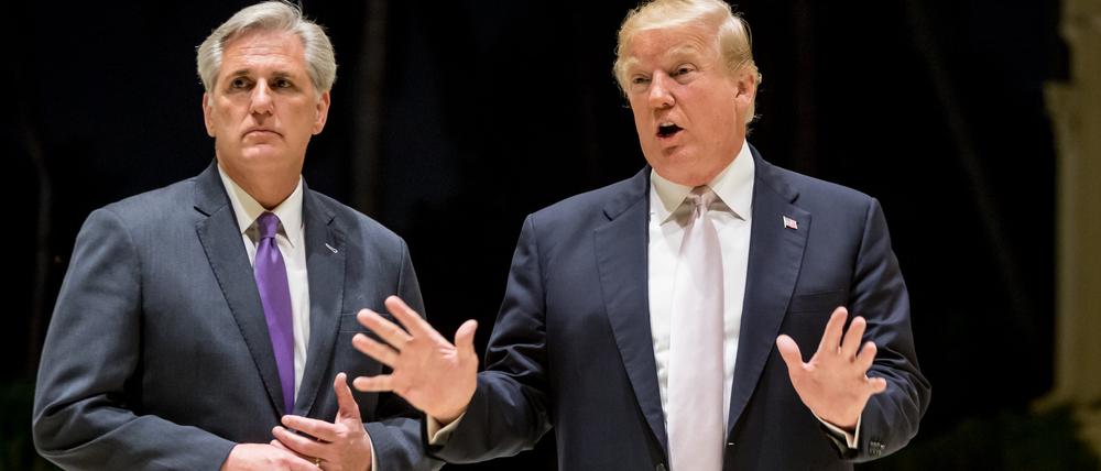 Kevin McCarthy und Donald Trump: Die destruktive Strategie schlägt auf ihre Urheber zurück.
