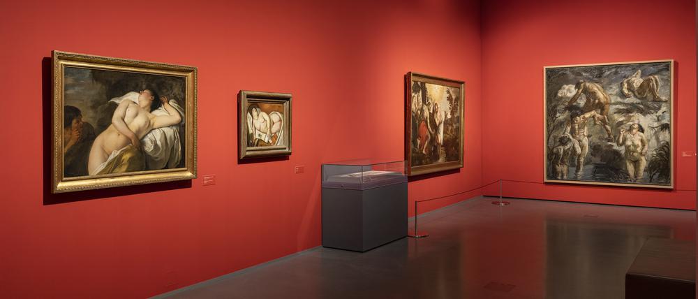 Blick in die Braunschweiger Ausstellung „Aus Max wird Beckmann“
