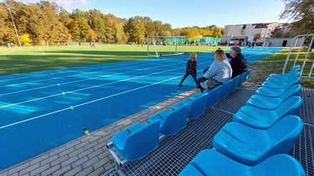 Der Sportplatz des SC Potsdam im Kirchsteigfeld ist erst im Oktober nach der Sanierung wiedereröffnet worden.