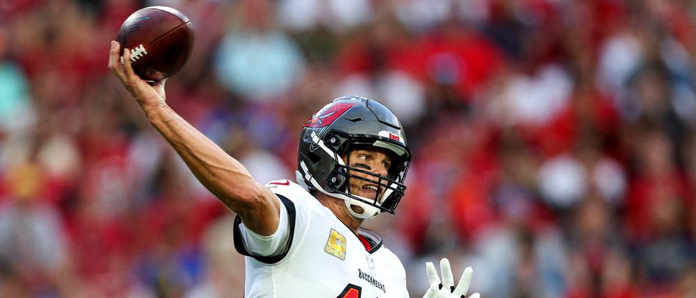 Gegen die LA Rams erreichte Tom Brady die Marke von 100.000 Pass-Yards.  