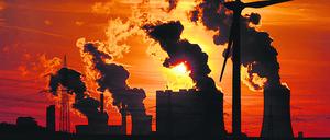 Das Kohlekraftwerk Neurath in Deutschland.