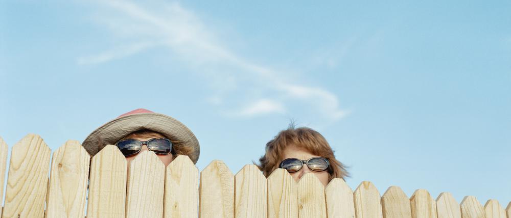 Sicherer Abstand. Manchmal hilft auch Distanz zur guten Nachbarschaft.