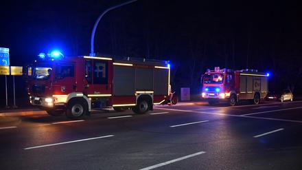 Feuerwehr in der Nacht