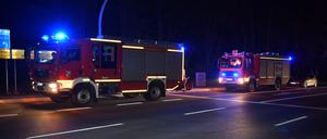 Feuerwehr in der Nacht
