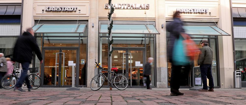 Karstadt in der Brandenburger Straße in Potsdam.