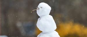 Ein Schneemann.