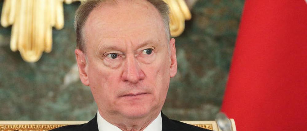 Nikolai Patruschew, ein enger Vertrauter von Kremlchef Wladimir Putin und Sekretär des russischen Nationalen Sicherheitsrates.