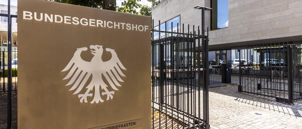 Der Bundesgerichtshof BGH in Karlsruhe.