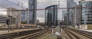 Der Bahnhof Brüssel-Nord. 