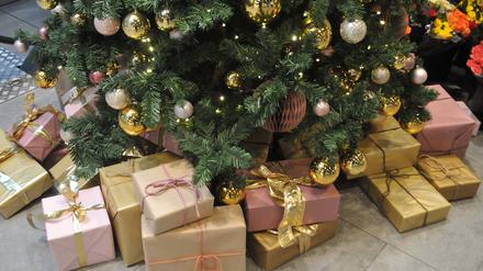 Weihnachtsgeschenke in Kopenhagen.