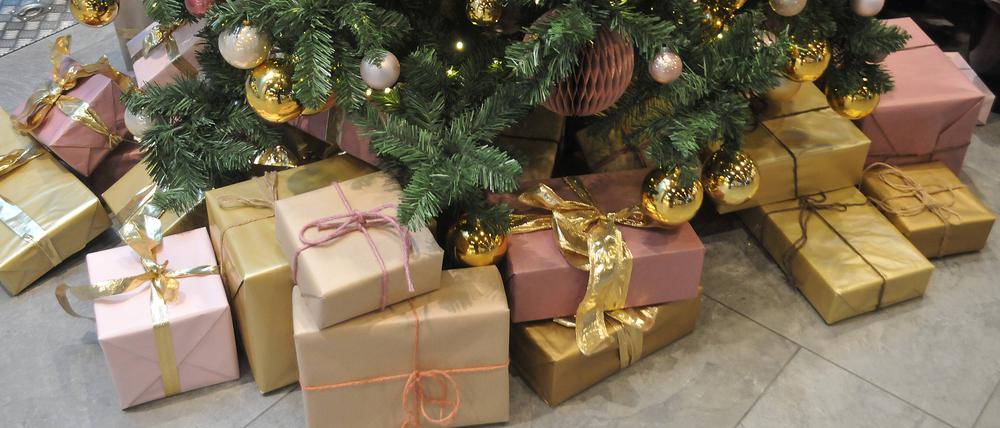 Weihnachtsgeschenke in Kopenhagen.