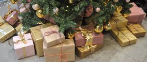 Weihnachtsgeschenke in Kopenhagen.