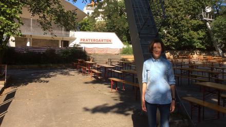 Dagmar Hillig ist Pächterin des Pratergartens in Prenzlauer Berg (Pankow). Ihr Vertrag läuft noch bis 2031.