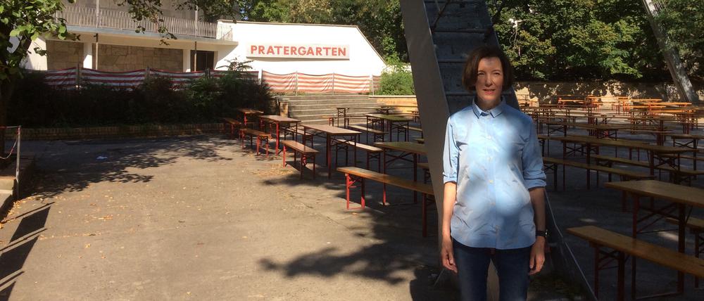 Dagmar Hillig ist Pächterin des Pratergartens in Prenzlauer Berg (Pankow). Ihr Vertrag läuft noch bis 2031.
