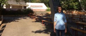 Dagmar Hillig ist Pächterin des Pratergartens in Prenzlauer Berg (Pankow). Ihr Vertrag läuft noch bis 2031.