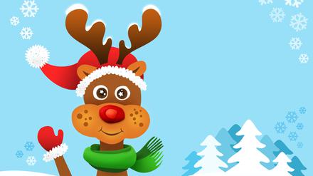 Rudolf mit der roten Nase.