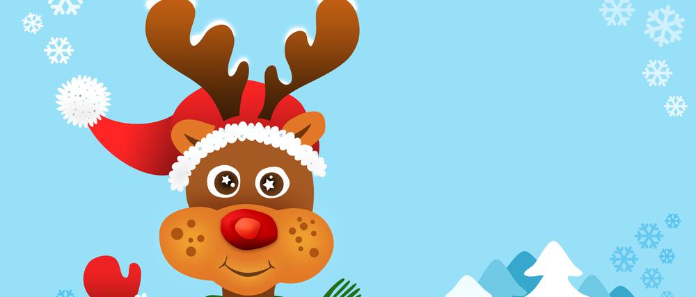 Rudolf mit der roten Nase.