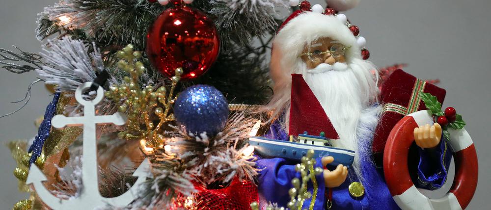 Dekoration an einem Weihnachtsbaum.