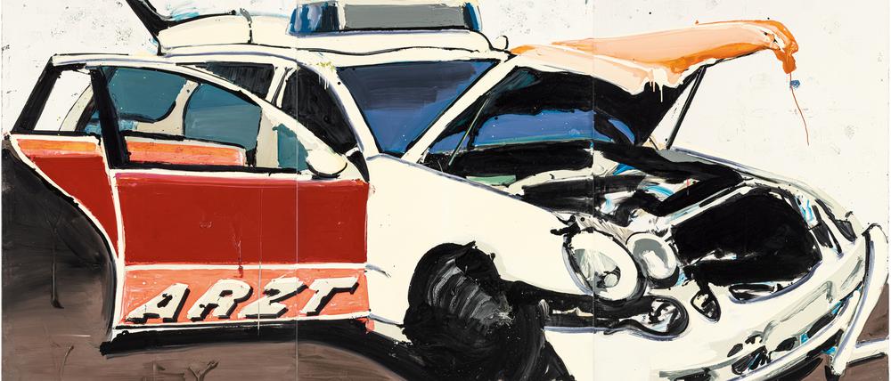 Tatjana Dolls Bild „CAR_Crankcase“, 2008-2018, ist Teil der Ausstellung.