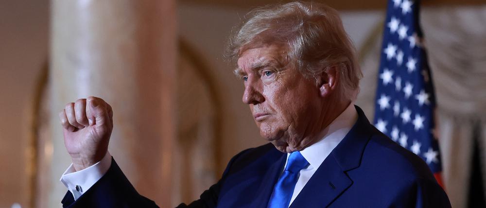 Donald Trump reagiert auf Wahlergebnisse bei den Midterms.