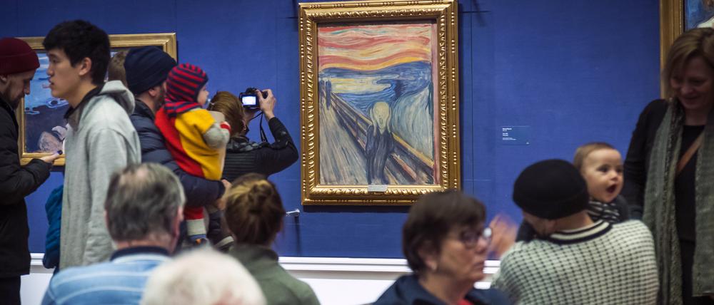 Saal der Nationalgalerie in Oslo, in dem Edvard Munchs «Der Schrei» hängt.