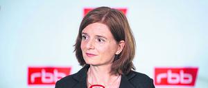 Intendantin Vernau muss den RBB finanziell stabilisieren