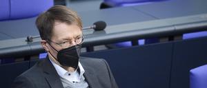 Der Bundesgesundheitsminister Karl Lauterbach (SPD).