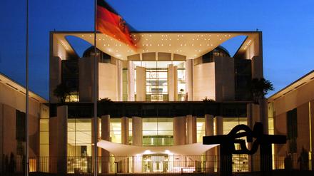 Das Bundeskanzleramt im Abendlicht. (Archivbild)