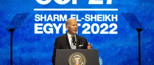 US-Präsident Joe Biden auf der COP27